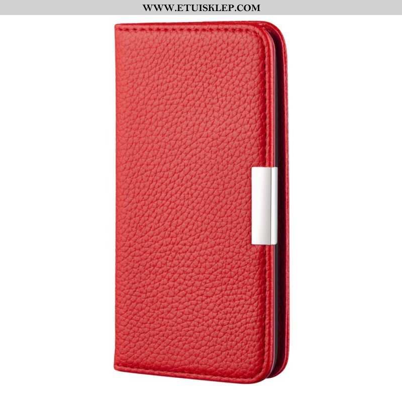Etui Na Telefon do Xiaomi Redmi Note 10 Pro Etui Folio Liczi Ze Sztucznej Skóry Ultra Szykowny
